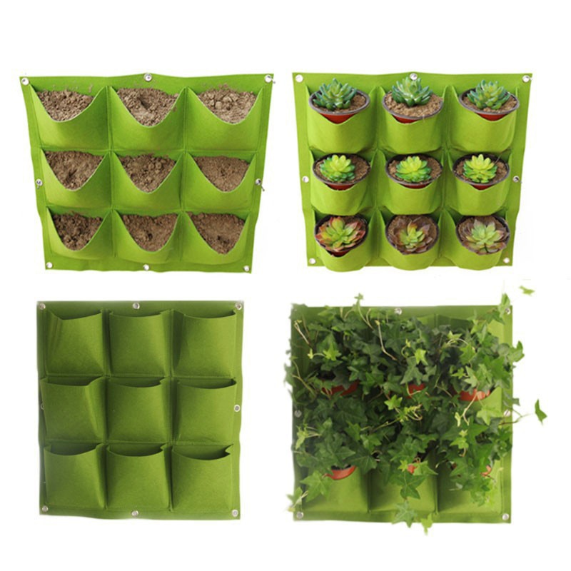 Wall Hanging Planting Bags -EchoDecor