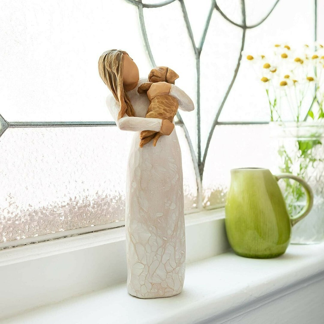 "Embrace My Happiness🥰" - Pet Art Sculpture🐶🐱-EchoDecor