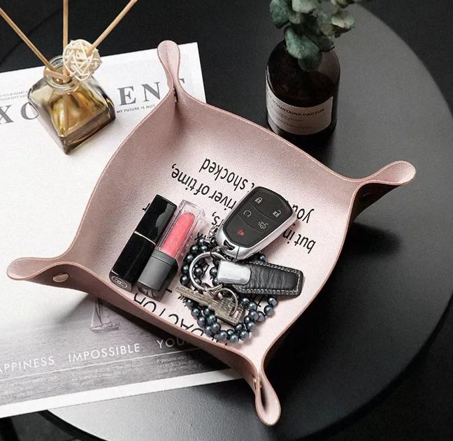 💝 Leather Valet Tray-EchoDecor