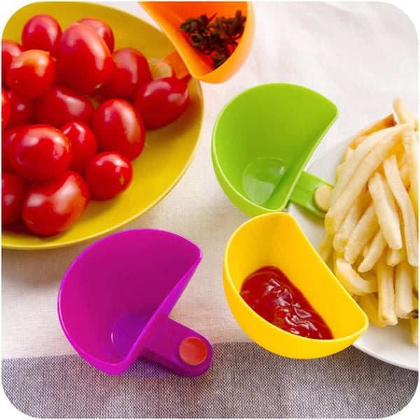 🍟Dip Clip Bowl Plate Holder（4 Pcs/Set）-EchoDecor