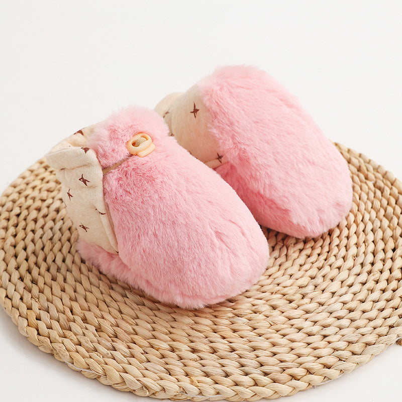 👶Baby Cartoon Plush Cotton Toddler Shoes👣-EchoDecor