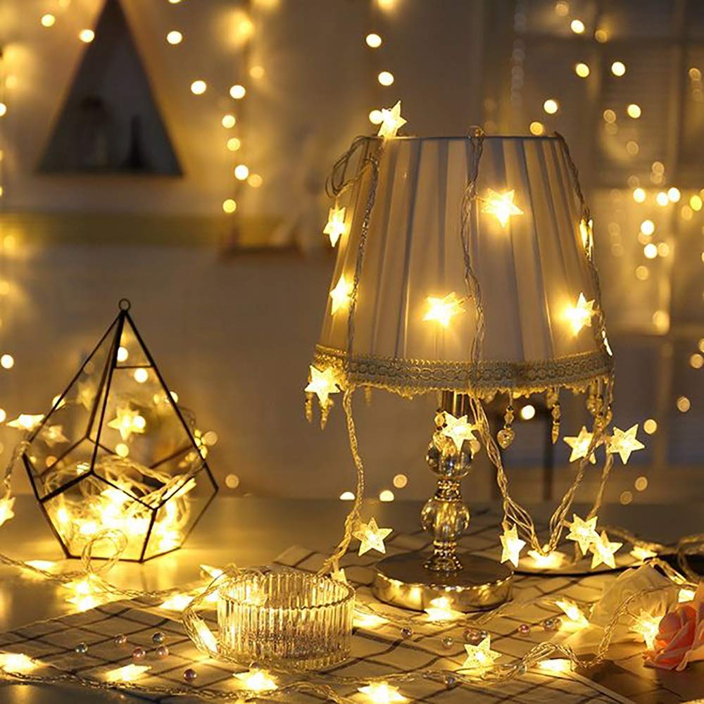100 LED Star String Holiday Light-EchoDecor