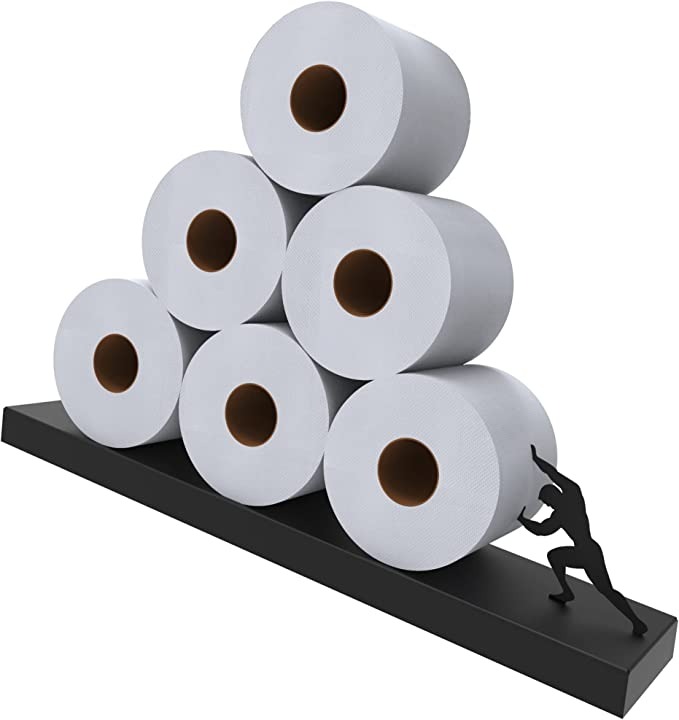 Unique Metal Fighting Villain Towel Rack-EchoDecor