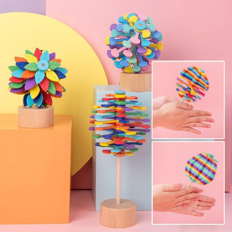 🍭 Wooden Lollipop Stress Relief Toy🎁-EchoDecor