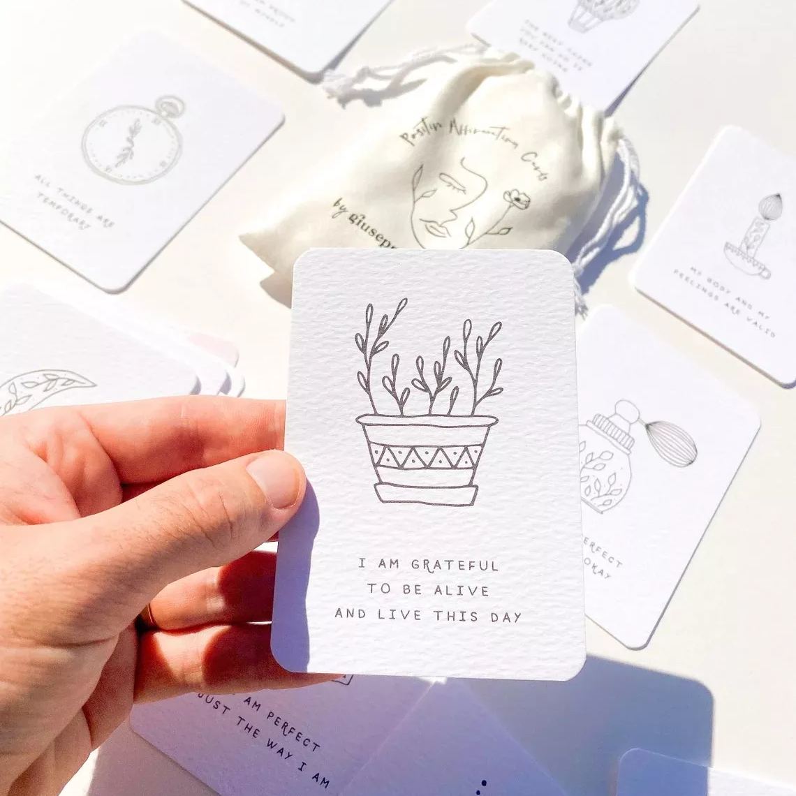 💝 Positive Daily Affirmation Cards Deck-EchoDecor