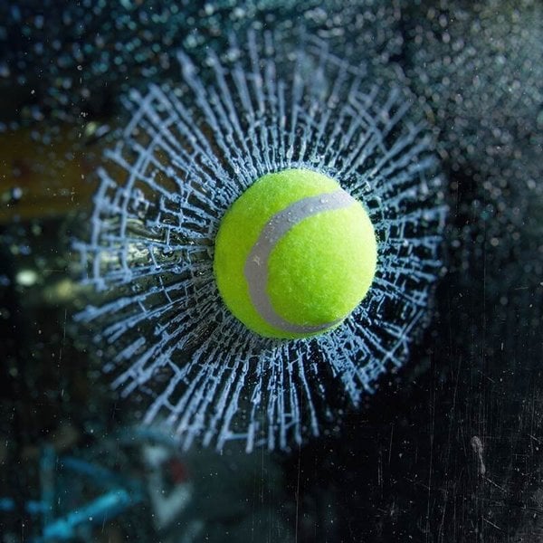 3D Car Window Crack Decal-EchoDecor