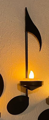 🎶Black Music Note Wall Sconce🎶-EchoDecor