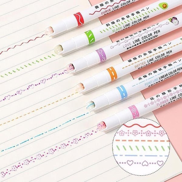🌈Curve Highlighter Pen-EchoDecor