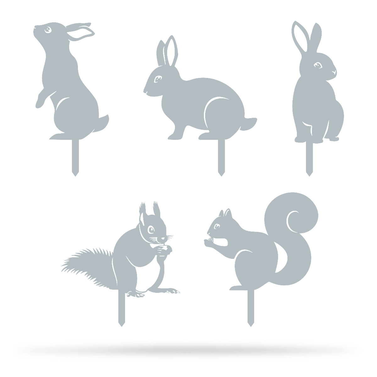 Garden Art - Animals 5 Pack-EchoDecor