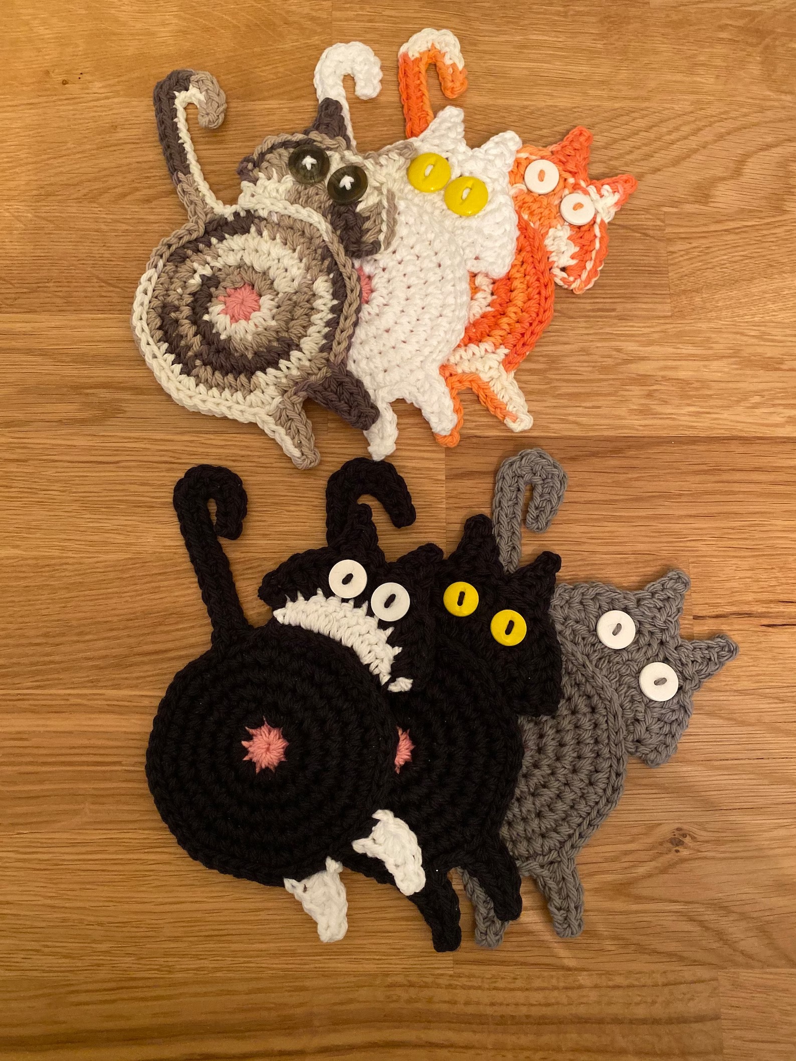 🔥Hot Sale--🐱Cute Cat Butt Coasters-EchoDecor