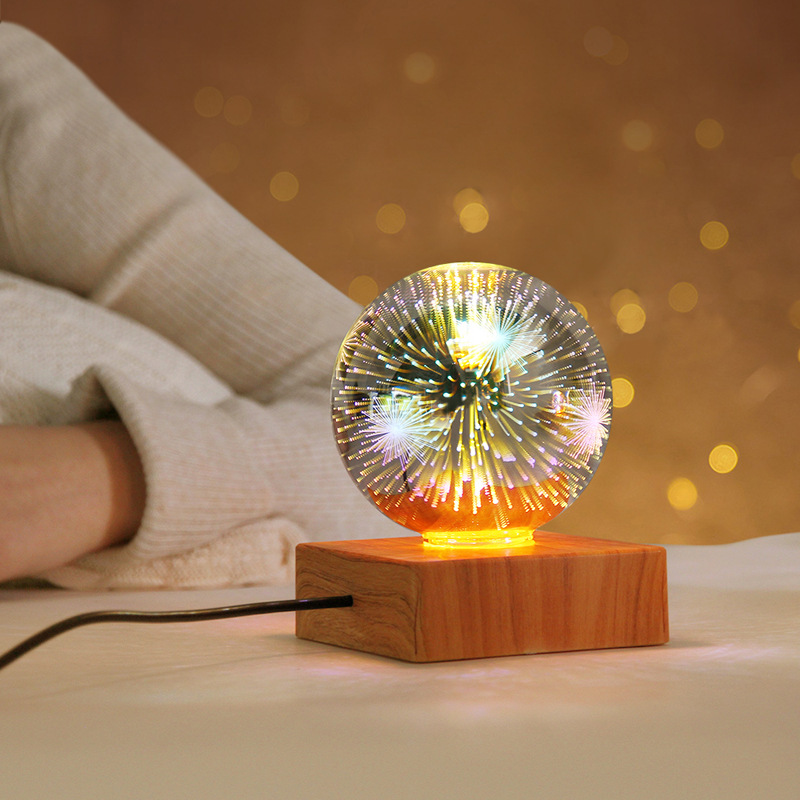 🌟Colorful LED Crystal Ball Night Lamp-EchoDecor