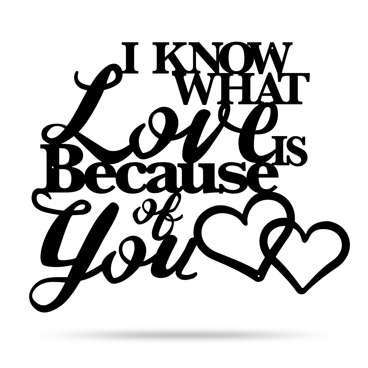 I Know What Love Is Wall Art-Etcy Decor