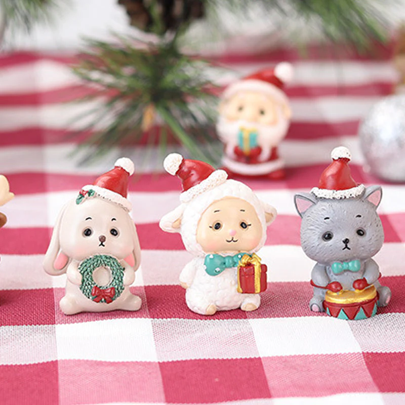 🎄🎅Handmade Animal Santa Ornaments🎉-EchoDecor