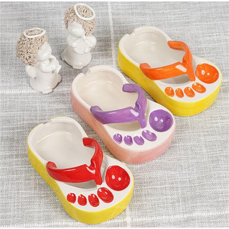 🤣Funny Ceramic Slippers-Mini Fries Plate & Ashtray-EchoDecor