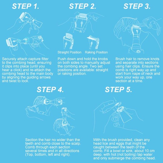 Electric Comb Lice Removal