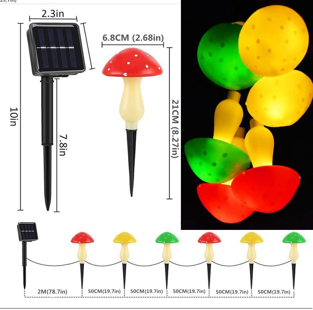 🍄Solar Mushroom Lights Garden Decor-EchoDecor