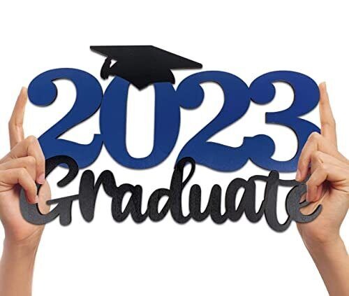 2023 Graduation Decorations Wood Sign -EchoDecor