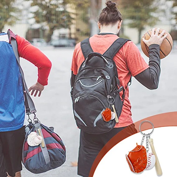 ⚾Mini Baseball Glove Set Charm Keychain-EchoDecor