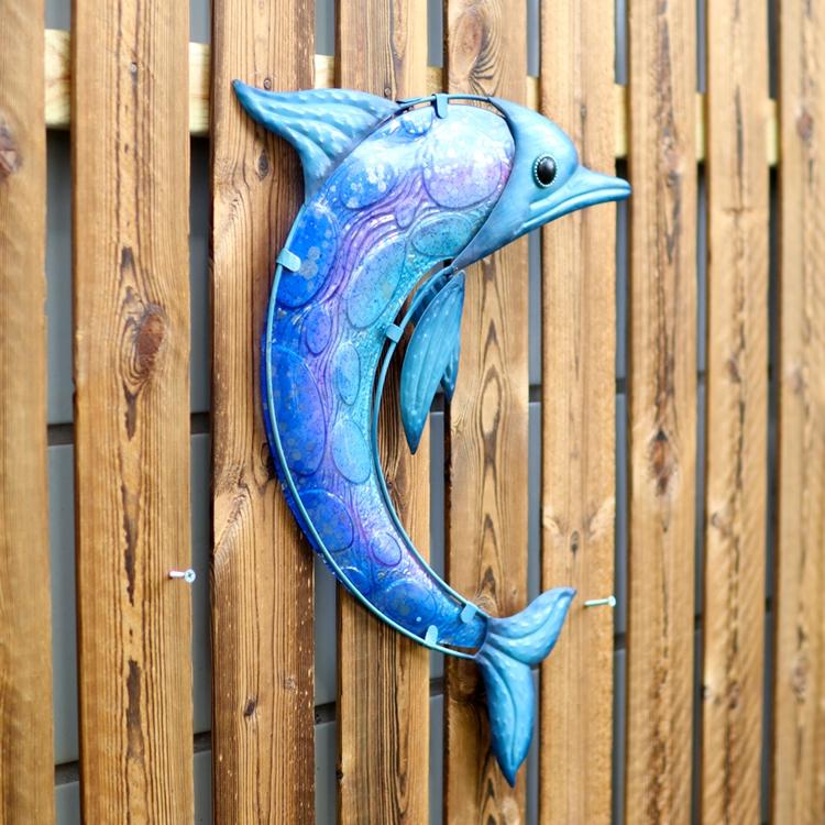 Metal Dophin-EchoDecor