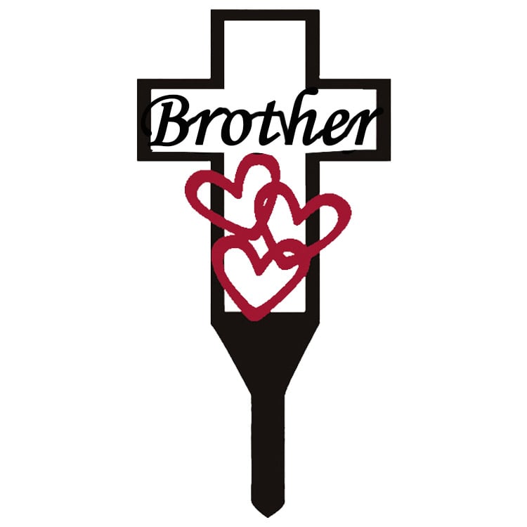 Sale Ends Today 50%OFF - Cemetery Memorial Cross Stake for Parents-EchoDecor