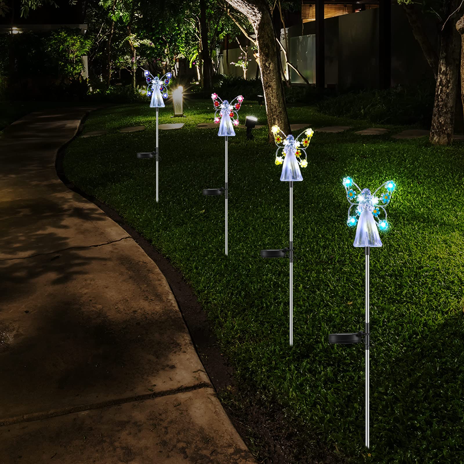 Solar Angel Garden Light-EchoDecor