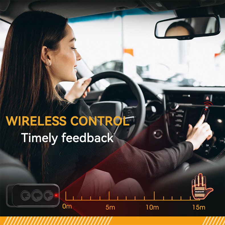 Car Led Finger Gesture Remote Control Lights-EchoDecor