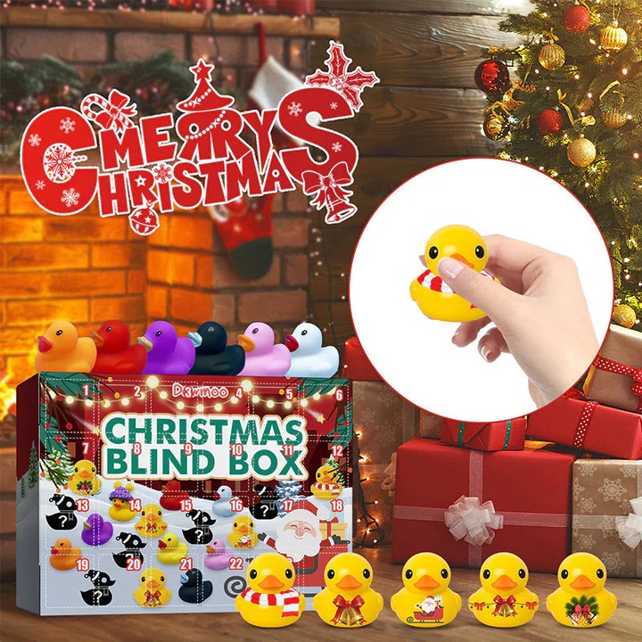 🎄🦆 Christmas Rubber Ducks Advent Calendar-EchoDecor