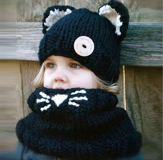  🔥 Winter Kids Knitted Beanie-EchoDecor