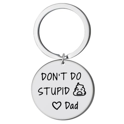 😜Funny Keychain--"Don't Do Stupid Things Personalized"-EchoDecor