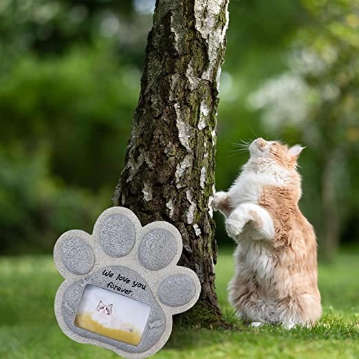 🐶Paw Print Pet Tombstone Cat/Dog Memorial -EchoDecor
