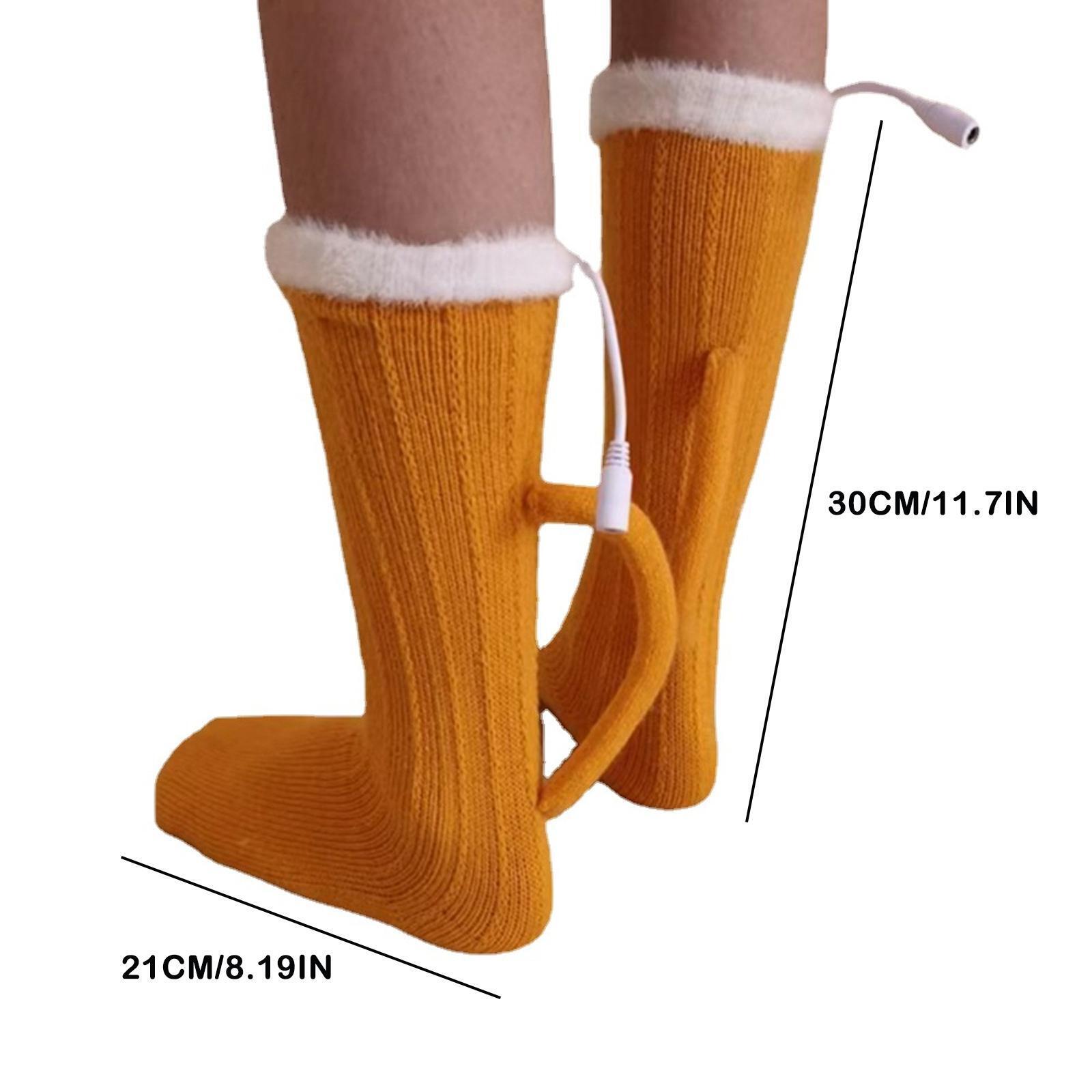 🍺Hand Knit 3D Beer Mug Socks-🤣Funny Gift🎁-EchoDecor