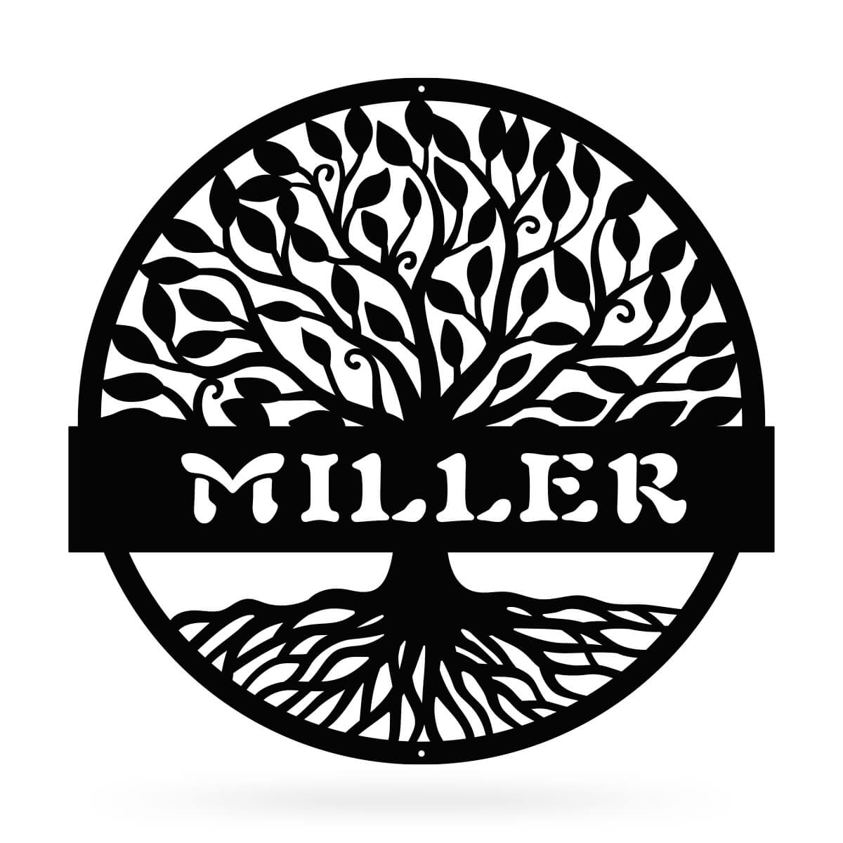 Tree of Life Monogram-EchoDecor