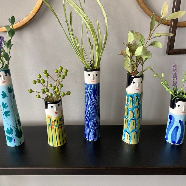 Spring Family Bud Vases-EchoDecor