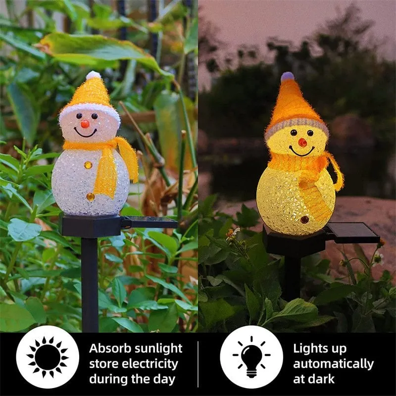 Christmas Sales - Waterproof Solar Snowman Lamp