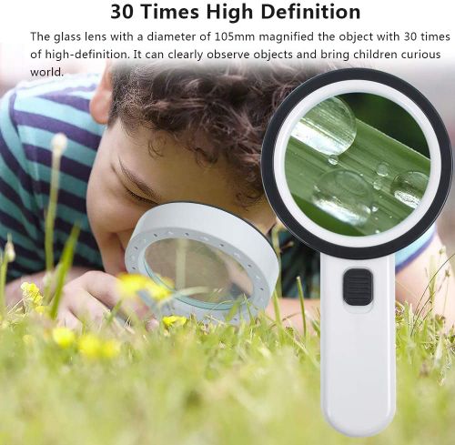 20X Optical Magnifying Glass With LED Light - Senior Gift-EchoDecor