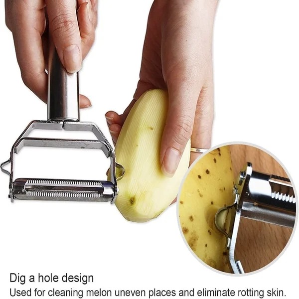 🔥Last day 44% OFF -Stainless Steel Multifunctional Peeler-EchoDecor