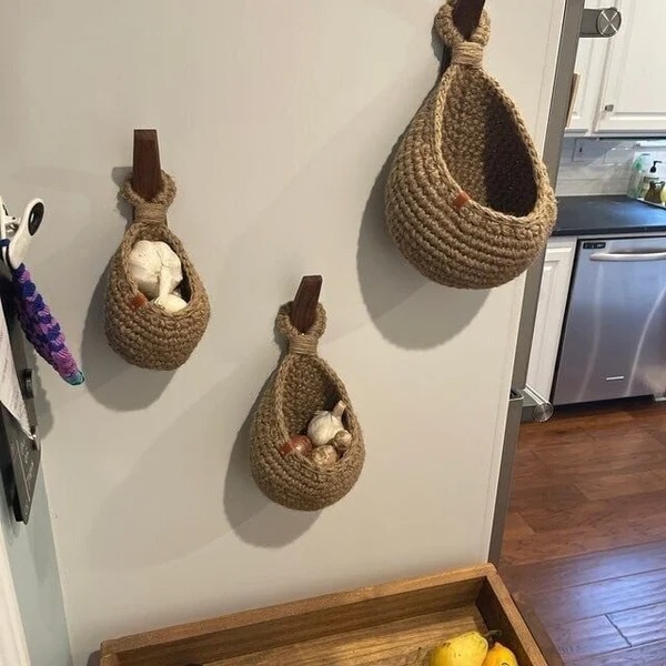 LAST DAY 50% OFF💝Hanging Wall Vegetable Fruit Baskets-EchoDecor