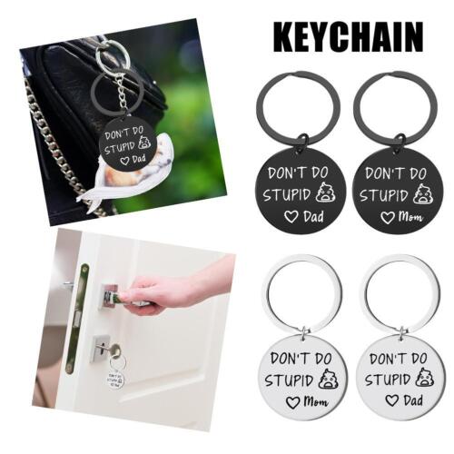 😜Funny Keychain--"Don't Do Stupid Things Personalized"-EchoDecor