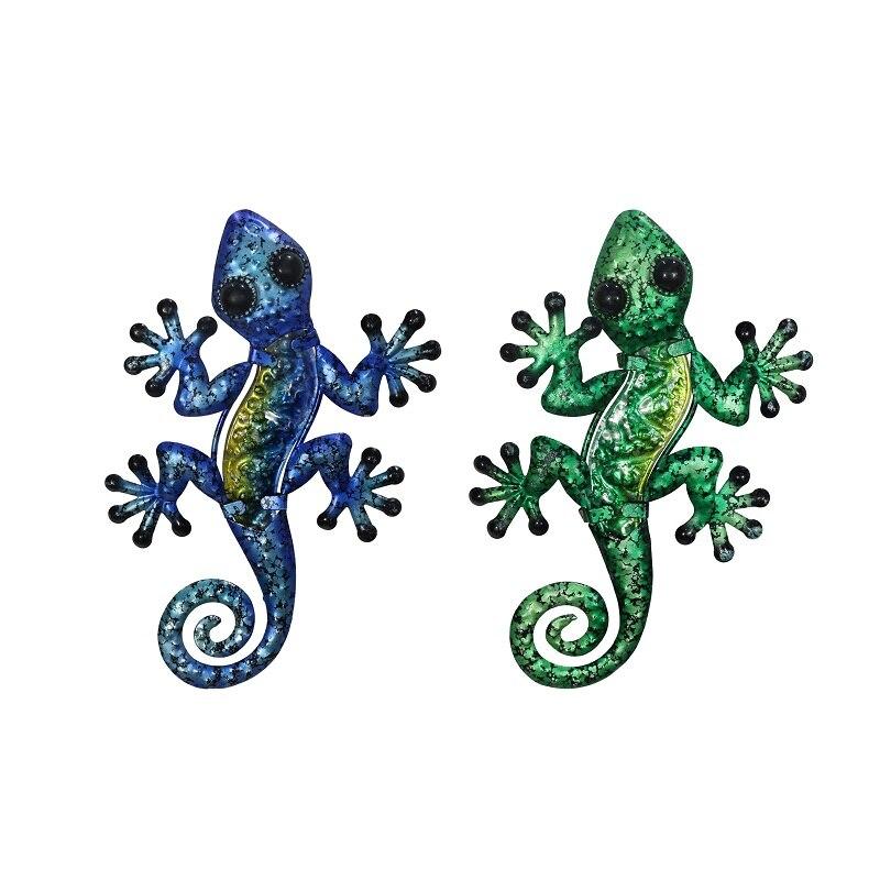 Metal Gecko Wall Decor-EchoDecor