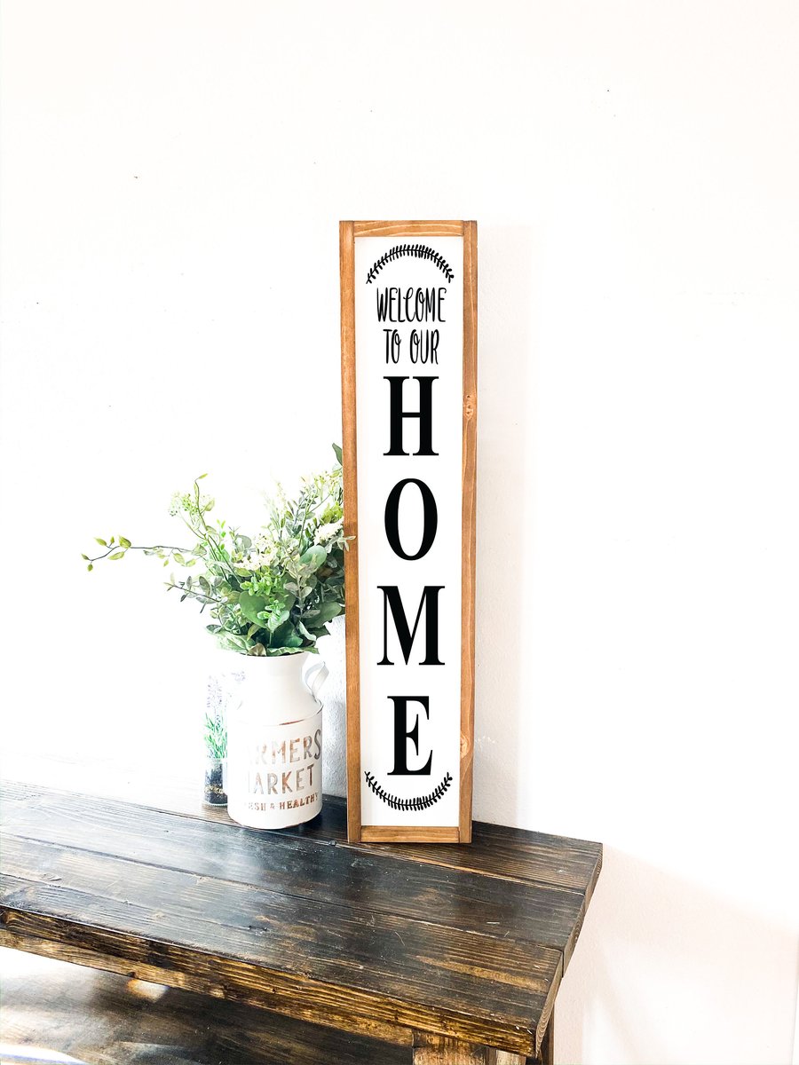 Welcome to our Home framed sign-EchoDecor