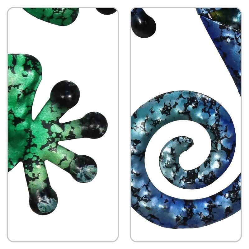 Metal Gecko Wall Decor-EchoDecor