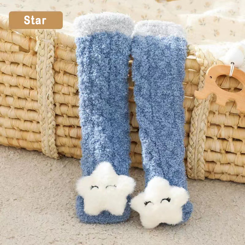 👶CHRISTMAS SALE-🧦A PAIR OF BABY CUTE CORAL FLEECE SOCKS-EchoDecor
