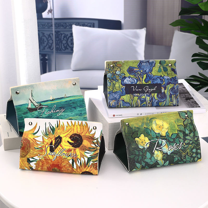🎄New Year Sale- Oil Painting Tissue Box-EchoDecor
