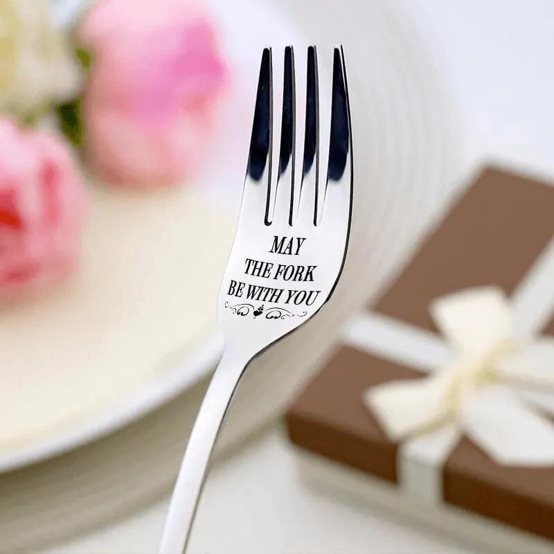 😍Inspirational Funny Engraved Forks-EchoDecor