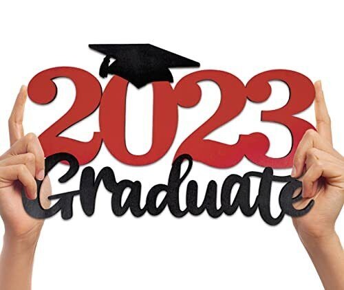 2023 Graduation Decorations Wood Sign -EchoDecor