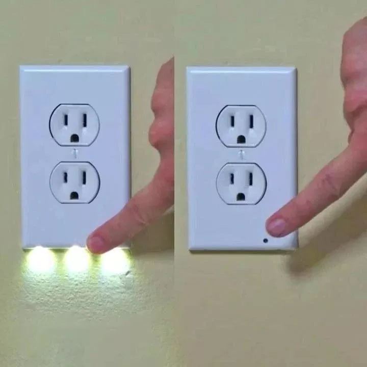 Last Day 50%OFF💡Outlet Wall Plate With Night Lights-No Batteries or Wires-EchoDecor