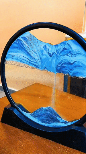 3D Hourglass Deep Sea Sandscape-EchoDecor