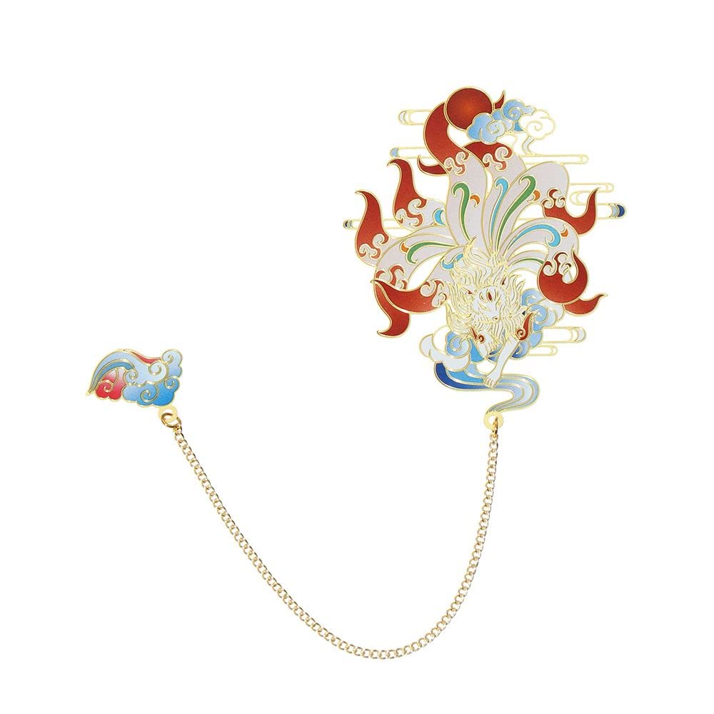 Luxury Metal Bookmark Mythical Beast Ancient Style-EchoDecor