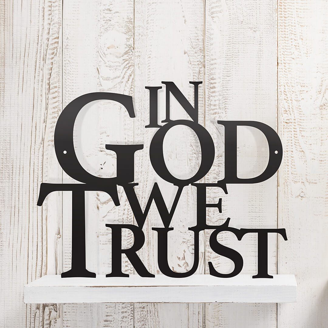 In God We Trust Wall Art-EchoDecor