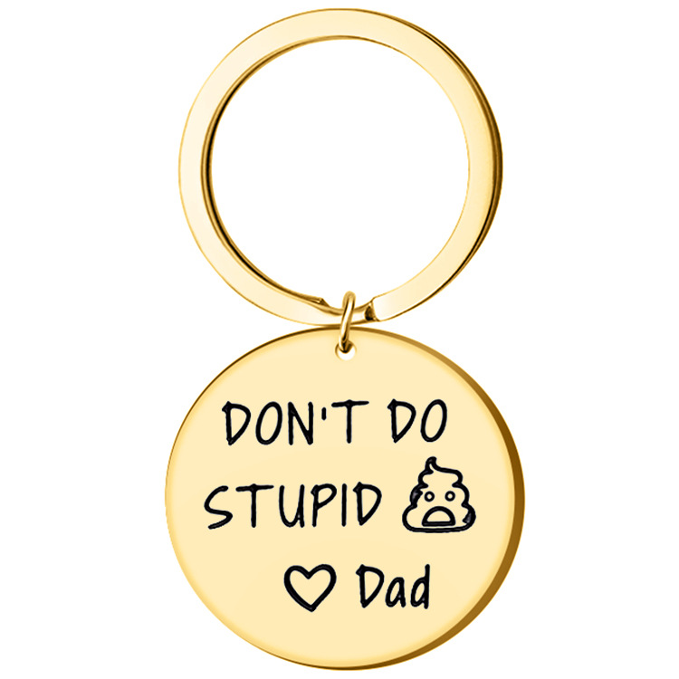 😜Funny Keychain--"Don't Do Stupid Things Personalized"-EchoDecor